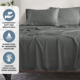 Rayon From Bamboo 300 Thread Count Solid Deep Pocket Sheet Set - Sheet Set by Superior Brand