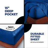 Rayon From Bamboo 300 Thread Count Solid Deep Pocket Sheet Set - Sheet Set by Superior Brand