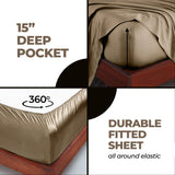 Rayon From Bamboo 300 Thread Count Solid Deep Pocket Sheet Set - Sheet Set by Superior Brand