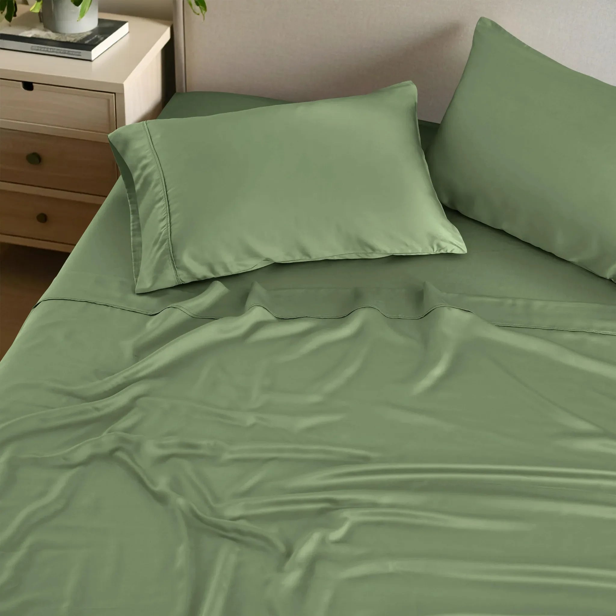 Rayon From Bamboo 300 Thread Count Solid Deep Pocket Sheet Set - Sheet Set by Superior Brand