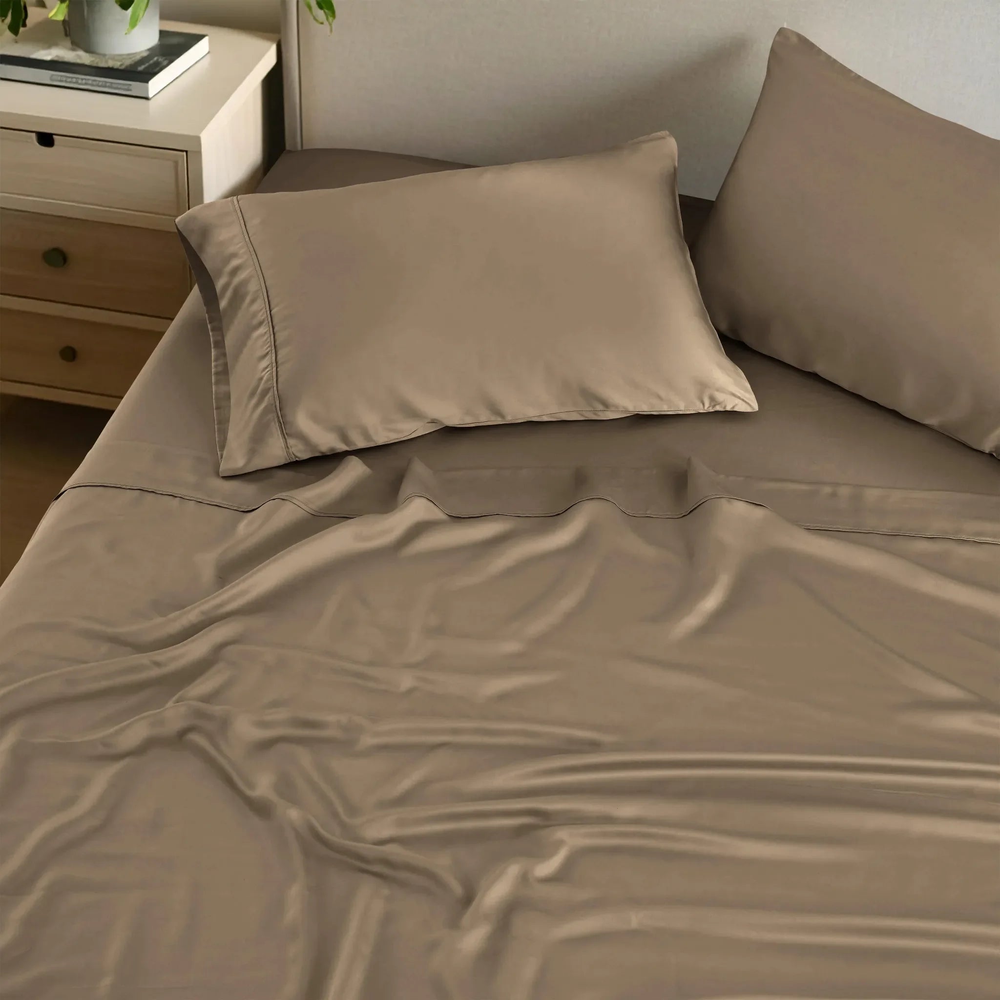 Rayon From Bamboo 300 Thread Count Solid Deep Pocket Sheet Set - Sheet Set by Superior Brand