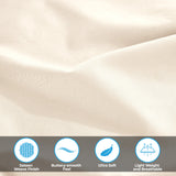 300 Thread Count Egyptian Cotton Sateen Bed Sheet Set - Egyptian Cotton Sheet Set by Superior Brand