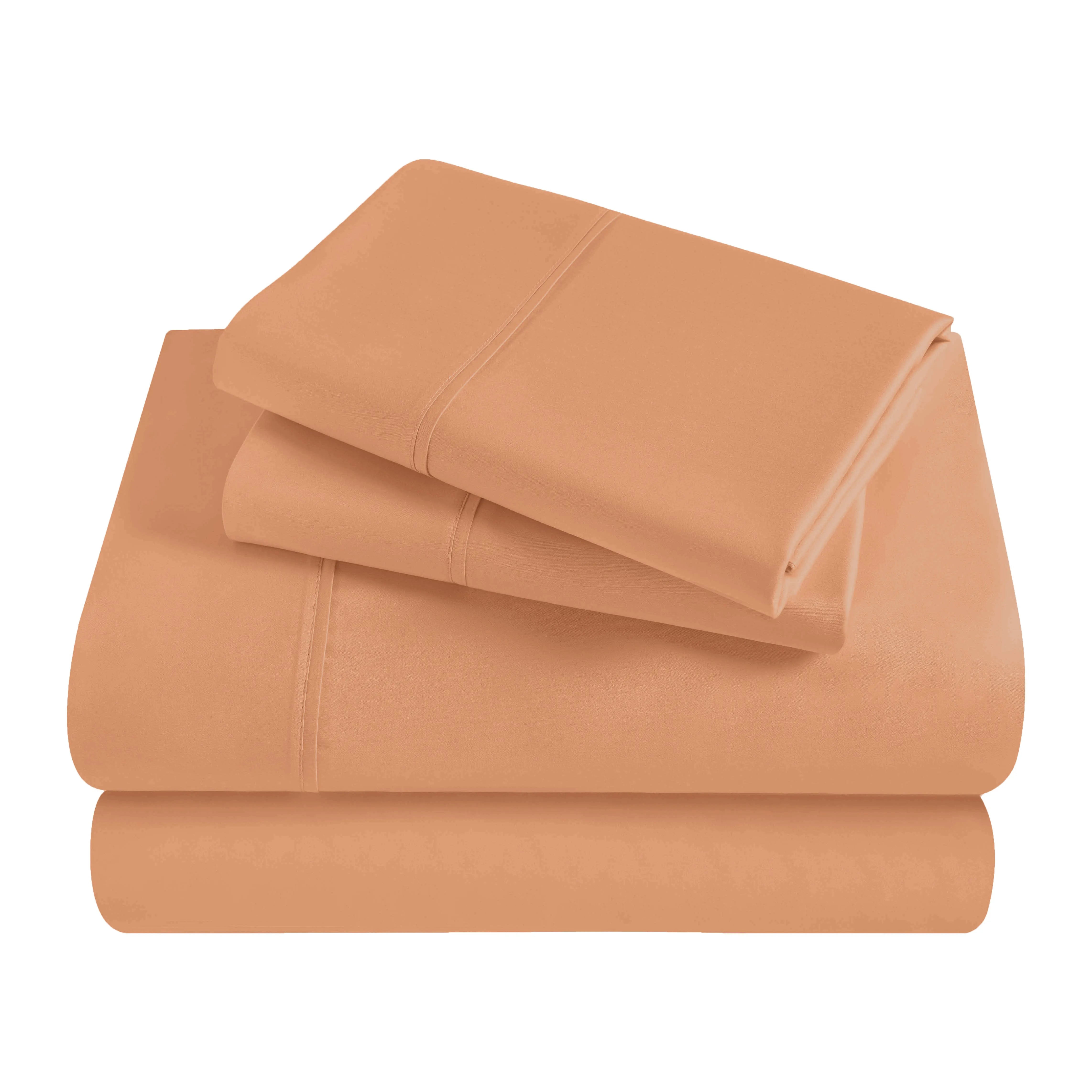300 Thread Count Egyptian Cotton Sateen Bed Sheet Set - Egyptian Cotton Sheet Set by Superior Brand
