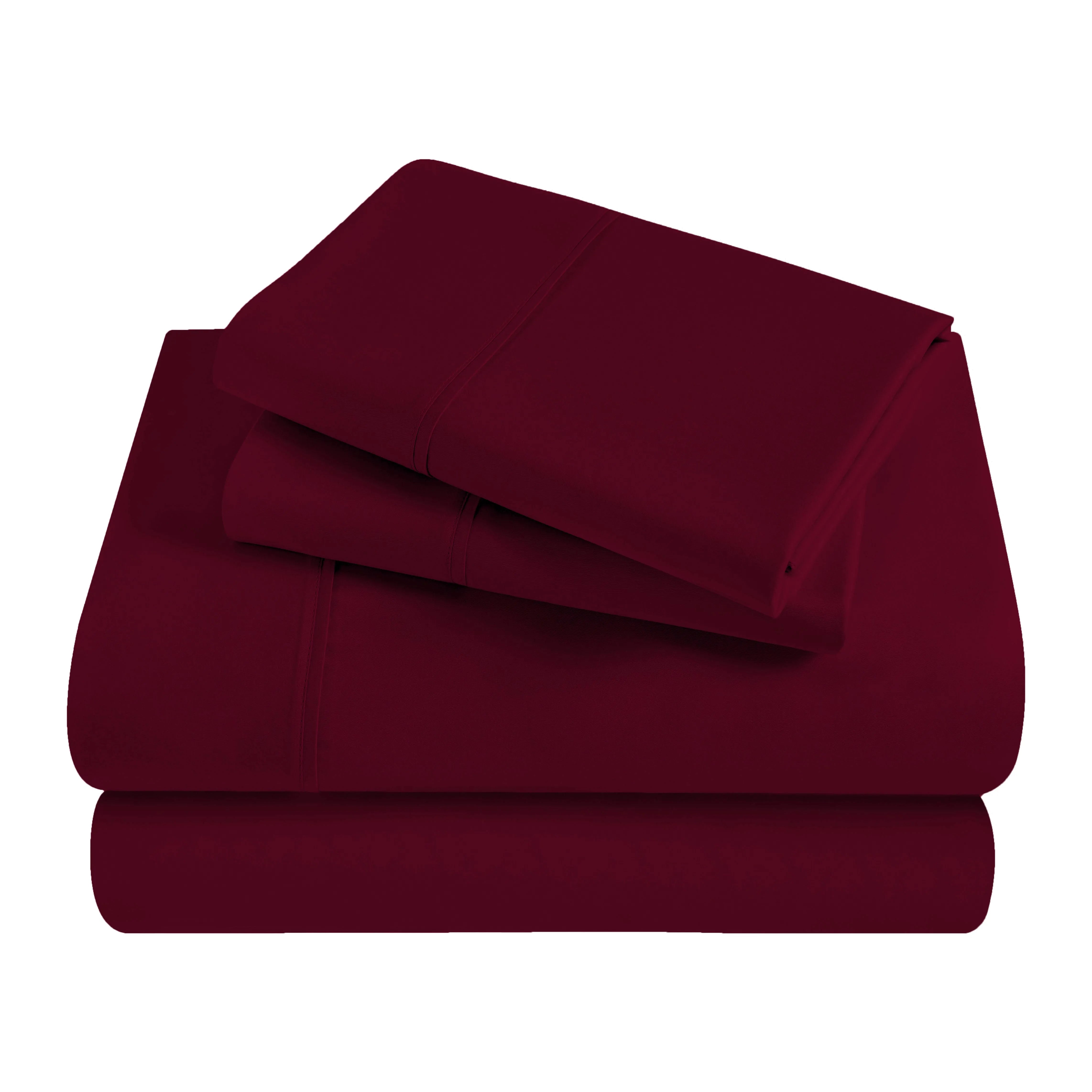 300 Thread Count Egyptian Cotton Sateen Bed Sheet Set - Egyptian Cotton Sheet Set by Superior Brand