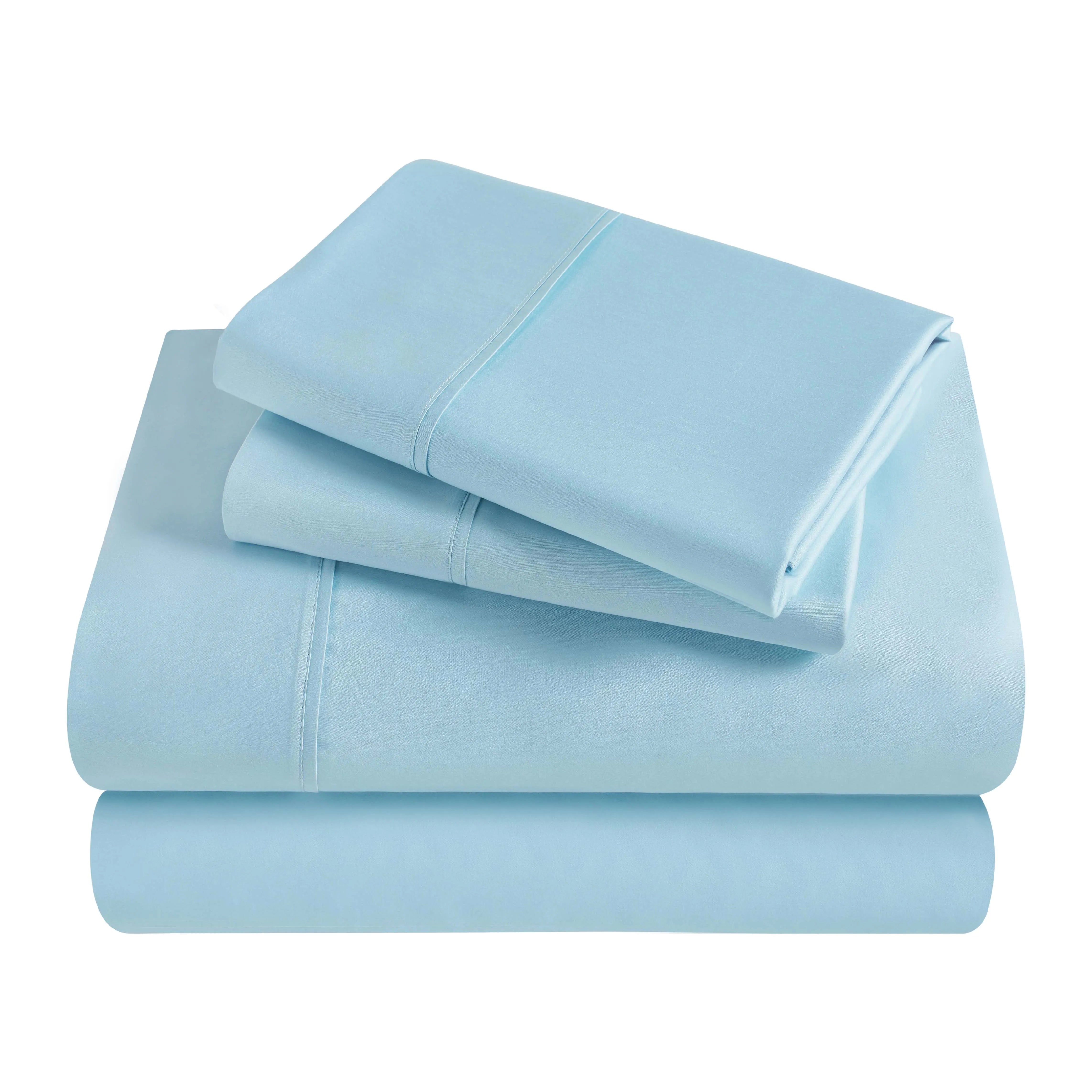 300 Thread Count Egyptian Cotton Sateen Bed Sheet Set - Egyptian Cotton Sheet Set by Superior Brand