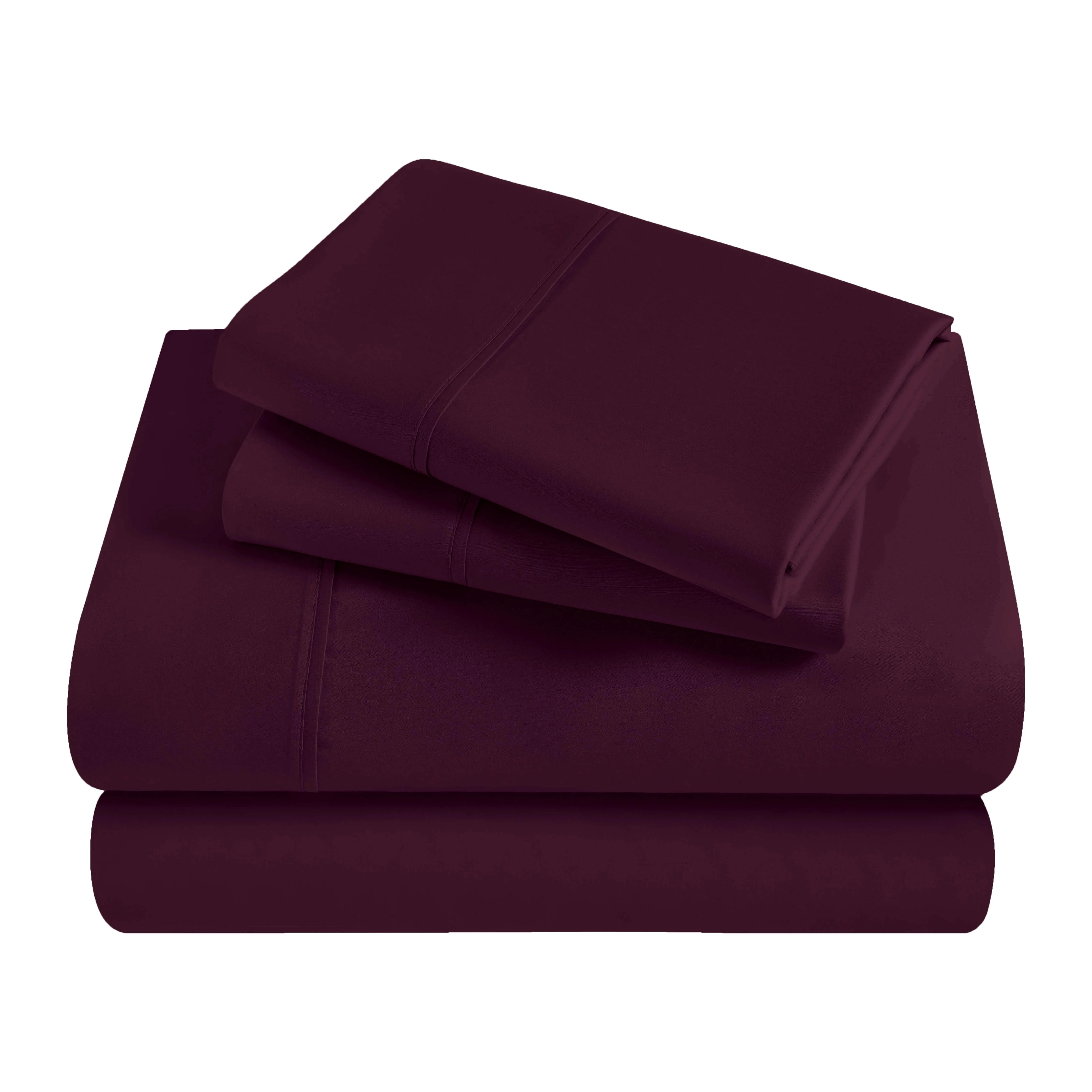 300 Thread Count Egyptian Cotton Sateen Bed Sheet Set - Egyptian Cotton Sheet Set by Superior Brand