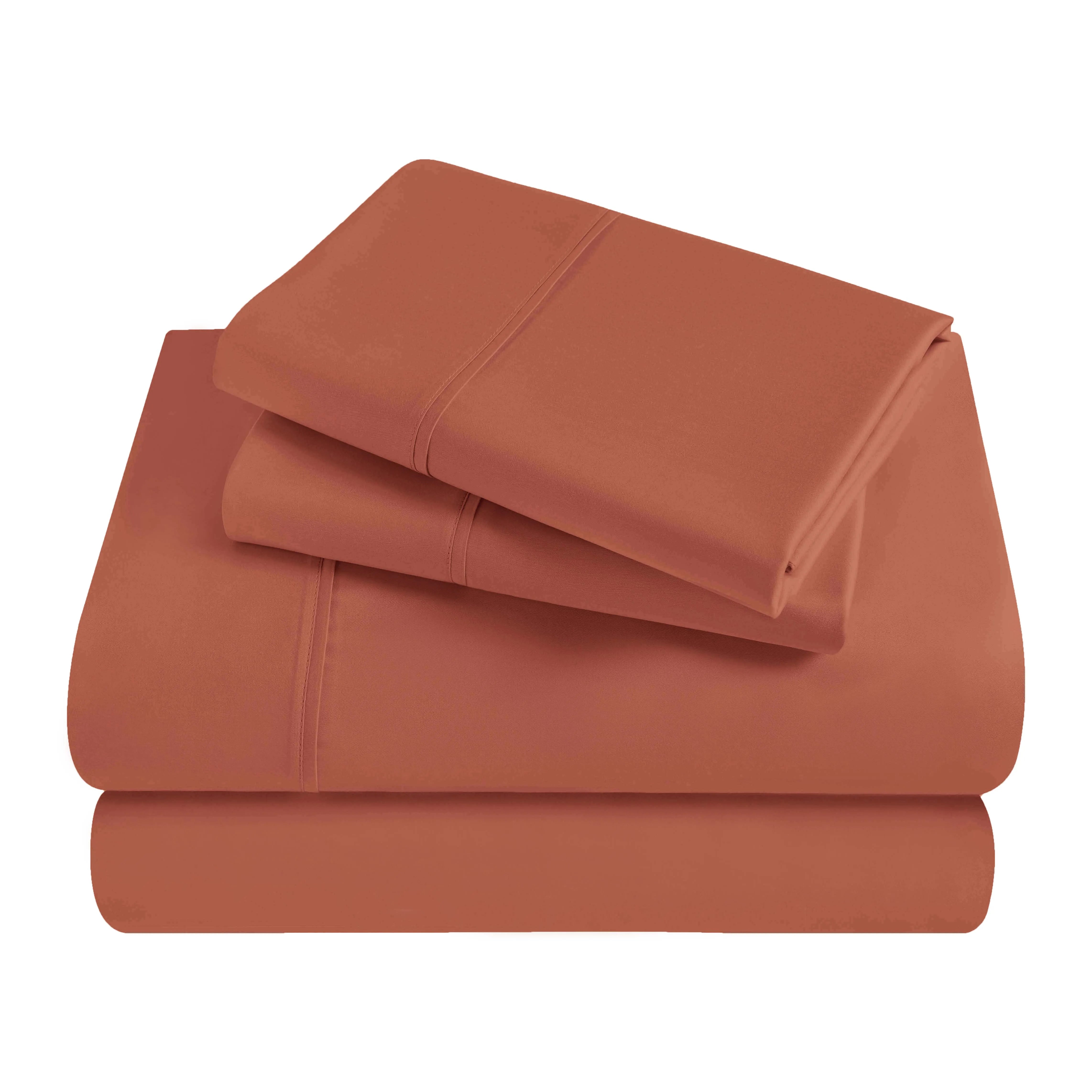 300 Thread Count Egyptian Cotton Sateen Bed Sheet Set - Egyptian Cotton Sheet Set by Superior Brand