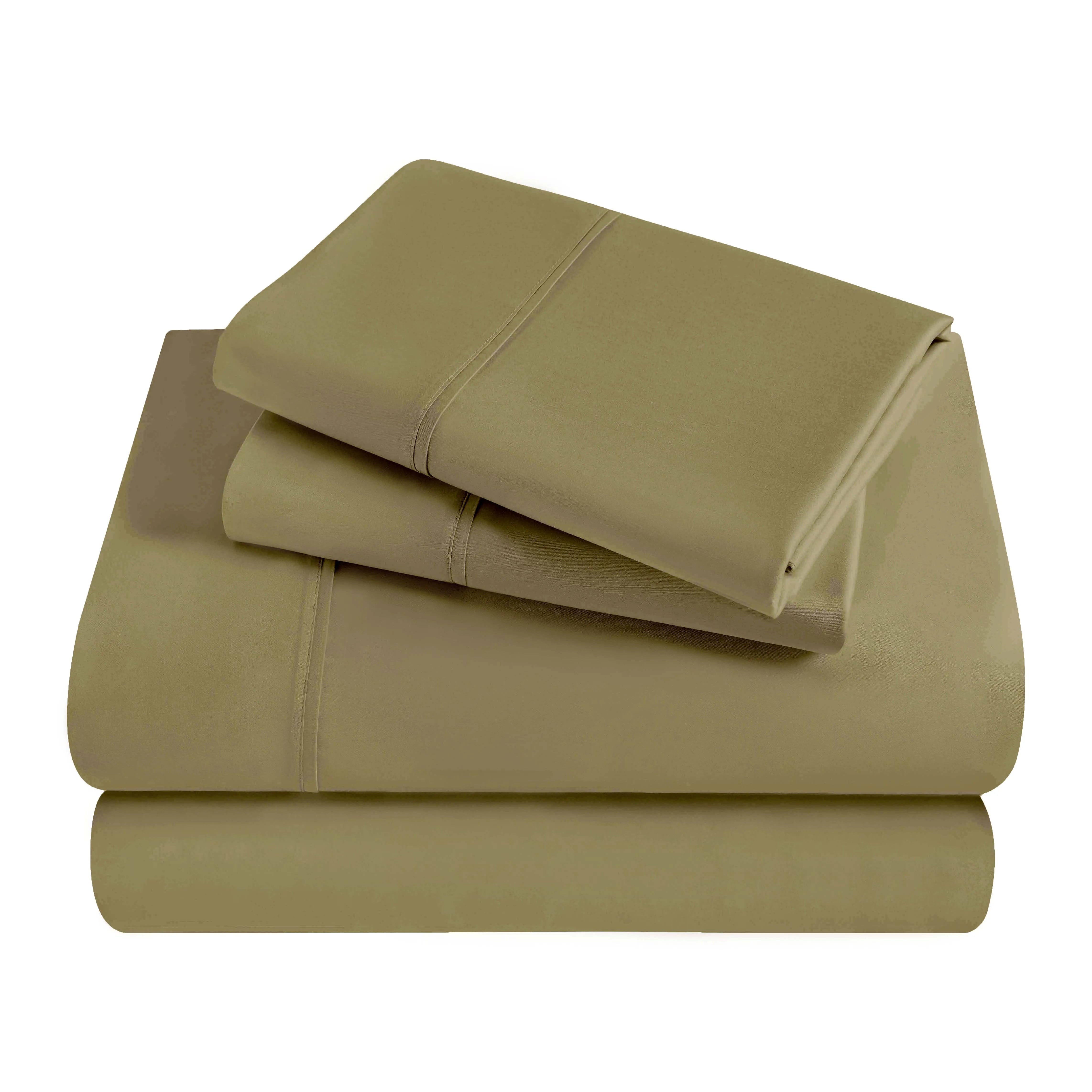 300 Thread Count Egyptian Cotton Sateen Bed Sheet Set - Egyptian Cotton Sheet Set by Superior Brand