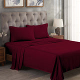 300 Thread Count Egyptian Cotton Sateen Bed Sheet Set - Egyptian Cotton Sheet Set by Superior Brand