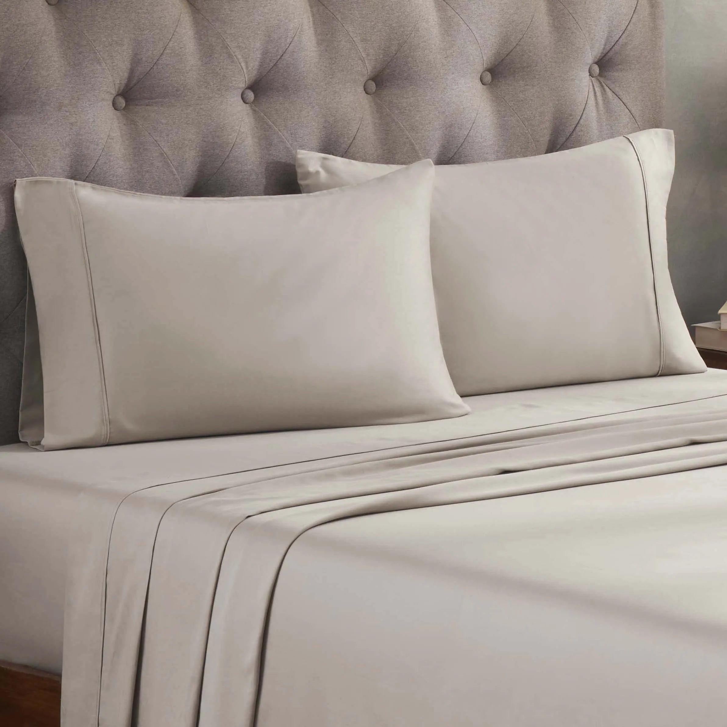 300 Thread Count Egyptian Cotton Sateen Bed Sheet Set - Egyptian Cotton Sheet Set by Superior Brand