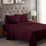 300 Thread Count Egyptian Cotton Sateen Bed Sheet Set - Egyptian Cotton Sheet Set by Superior Brand