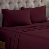 300 Thread Count Egyptian Cotton Sateen Bed Sheet Set - Egyptian Cotton Sheet Set by Superior Brand