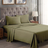 300 Thread Count Egyptian Cotton Sateen Bed Sheet Set - Egyptian Cotton Sheet Set by Superior Brand