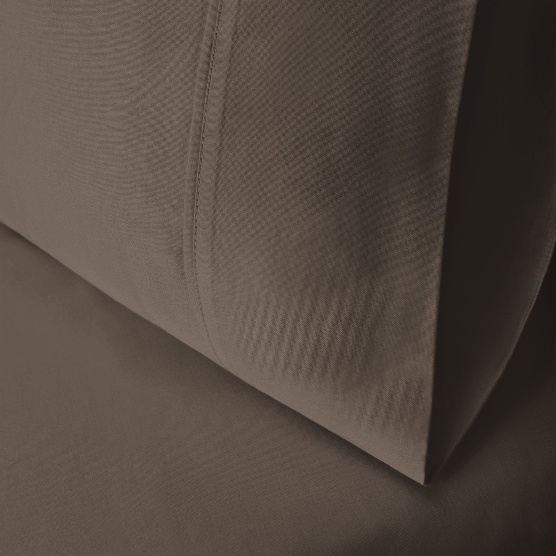 Superior Egyptian Cotton 300 Thread Count Solid Pillowcase Set - Grey