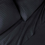 300 Thread Count Egyptian Cotton Sateen Stripe Bed Sheet Set - Egyptian Cotton Sheet Set by Superior Brand