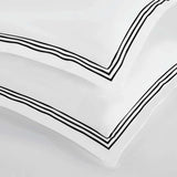 100% Cotton Three-Line Embroidered Duvet Cover Set - Duvet Cover Set by Superior Brand