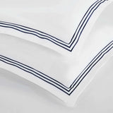 100% Cotton Three-Line Embroidered Duvet Cover Set - Duvet Cover Set by Superior Brand