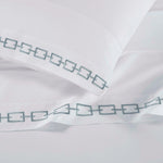 100% Cotton Bed Sheet Set Embroidered Deep Pocket Chain Links - Sheet Set by Superior Brand