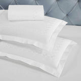 100% Cotton Chain Links Embroidered Duvet Cover Set - Duvet Cover Set by Superior Brand