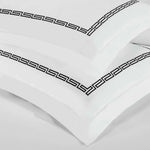100% Cotton Greek Key Embroidered Duvet Cover Set - Duvet Cover Set by Superior Brand