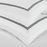 100% Cotton Greek Key Embroidered Duvet Cover Set - Duvet Cover Set by Superior Brand