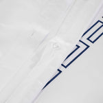 100% Cotton Greek Key Embroidered Duvet Cover Set - Duvet Cover Set by Superior Brand