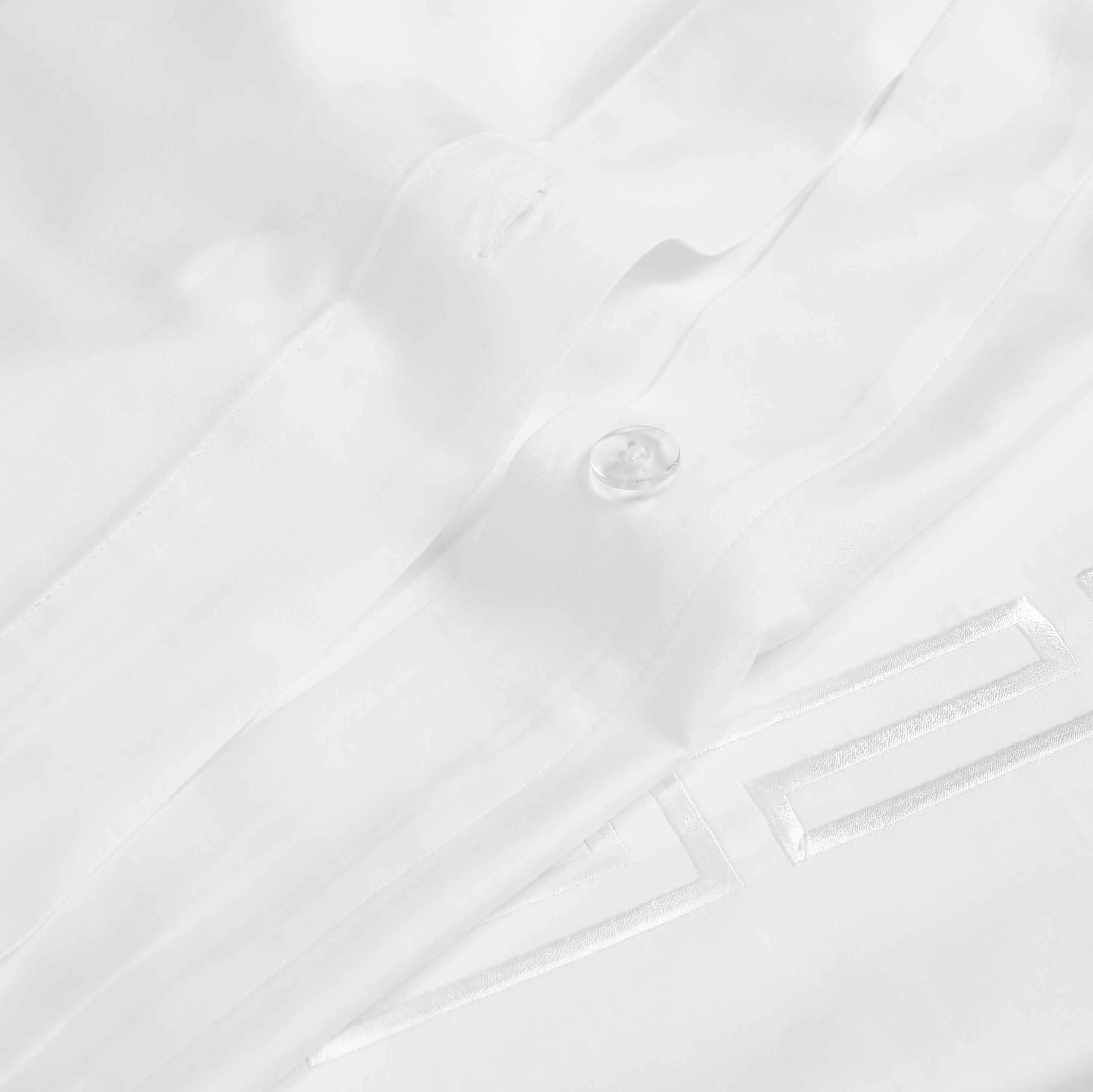 100% Cotton Greek Key Embroidered Duvet Cover Set - Duvet Cover Set by Superior Brand