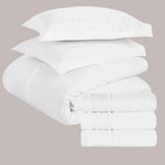 6-Piece Luxury Embroidered Duvet Cover Bed & Bath Bundle - Bed & Bath Bundle by Superior Brand