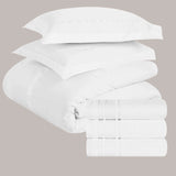 6-Piece Luxury Embroidered Duvet Cover Bed & Bath Bundle - Bed & Bath Bundle by Superior Brand