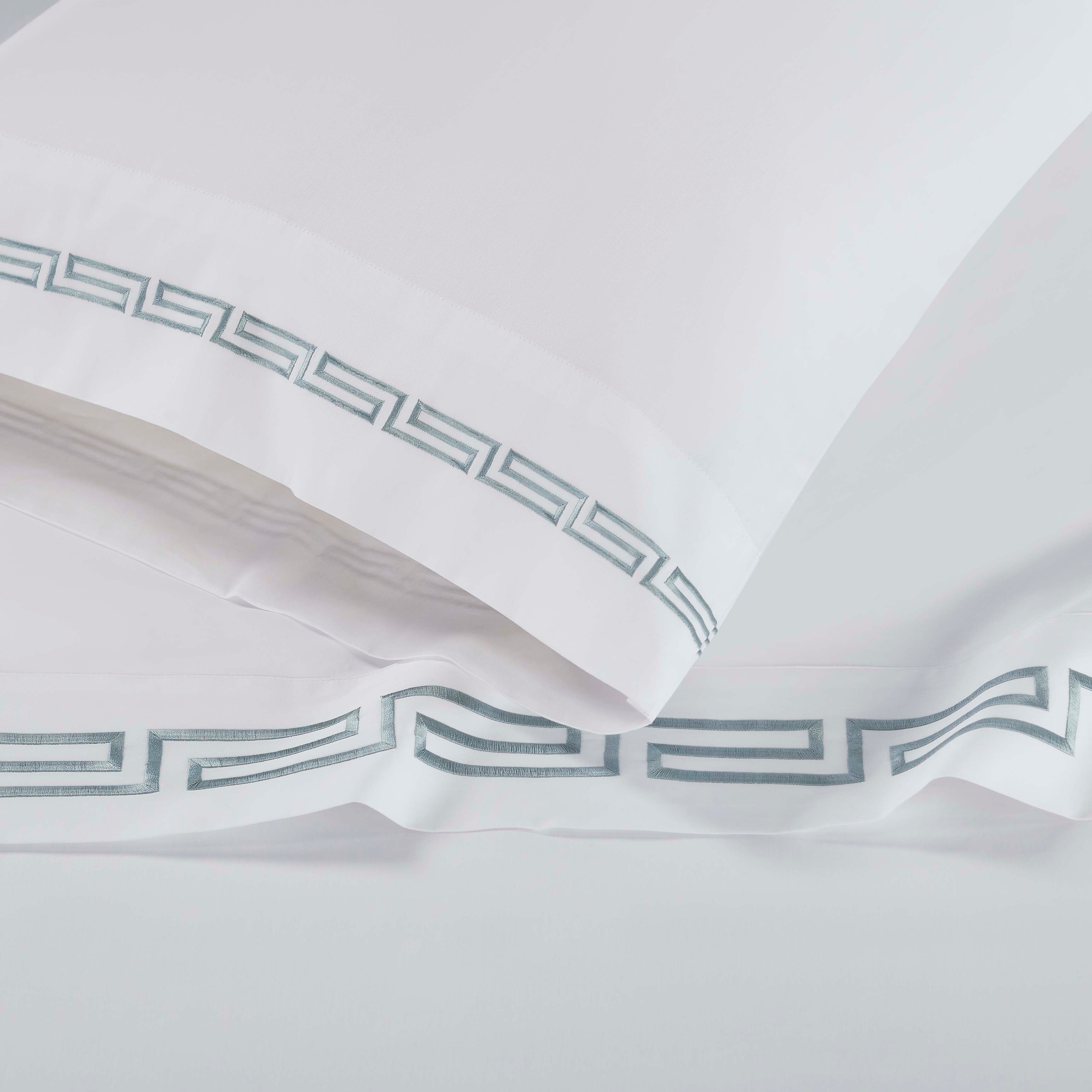 Harrison Cotton Greek Key Embroidered Deep Pocket Bed Sheet Set - Sheet Set by Superior