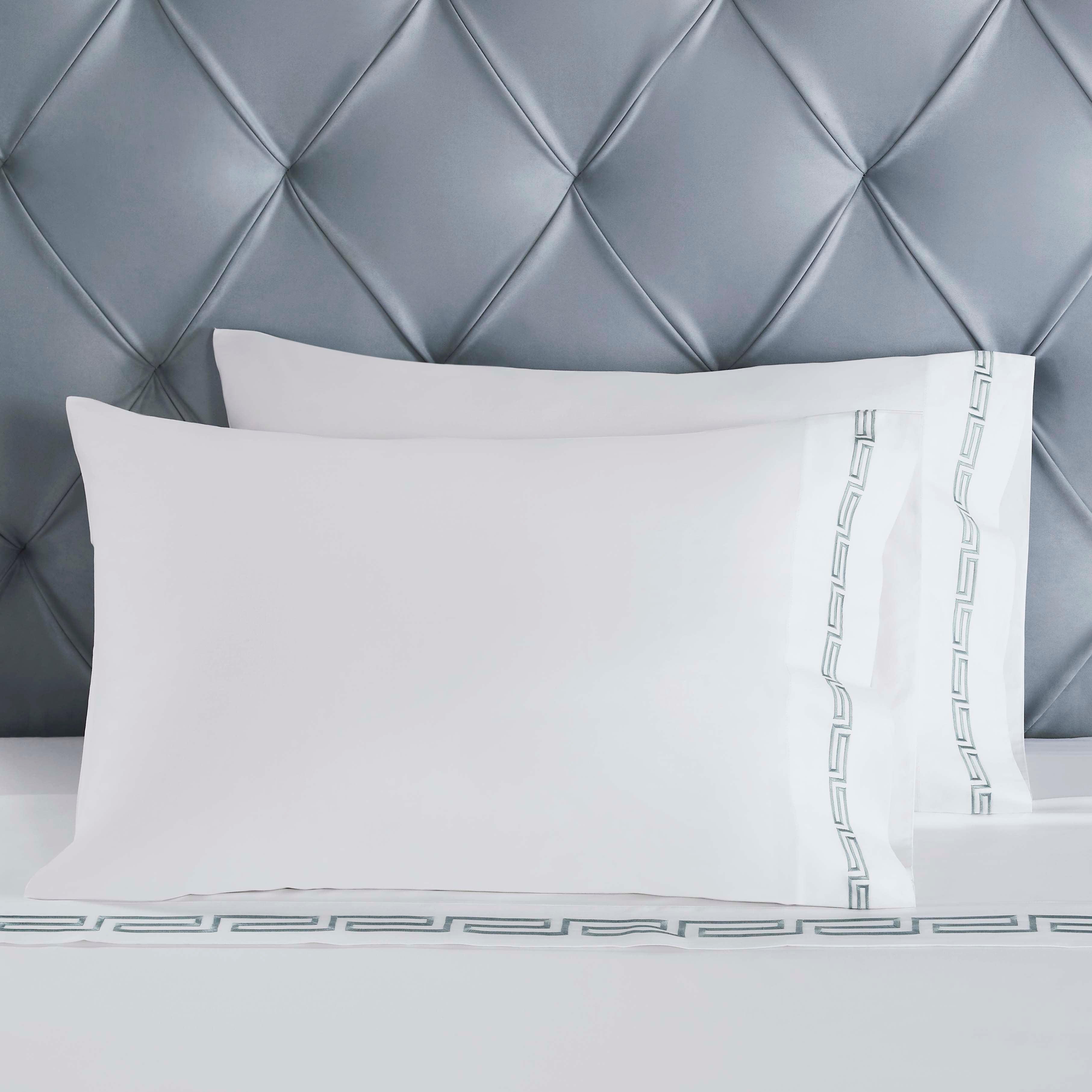 Harrison Cotton Greek Key Embroidered Deep Pocket Bed Sheet Set - Sheet Set by Superior