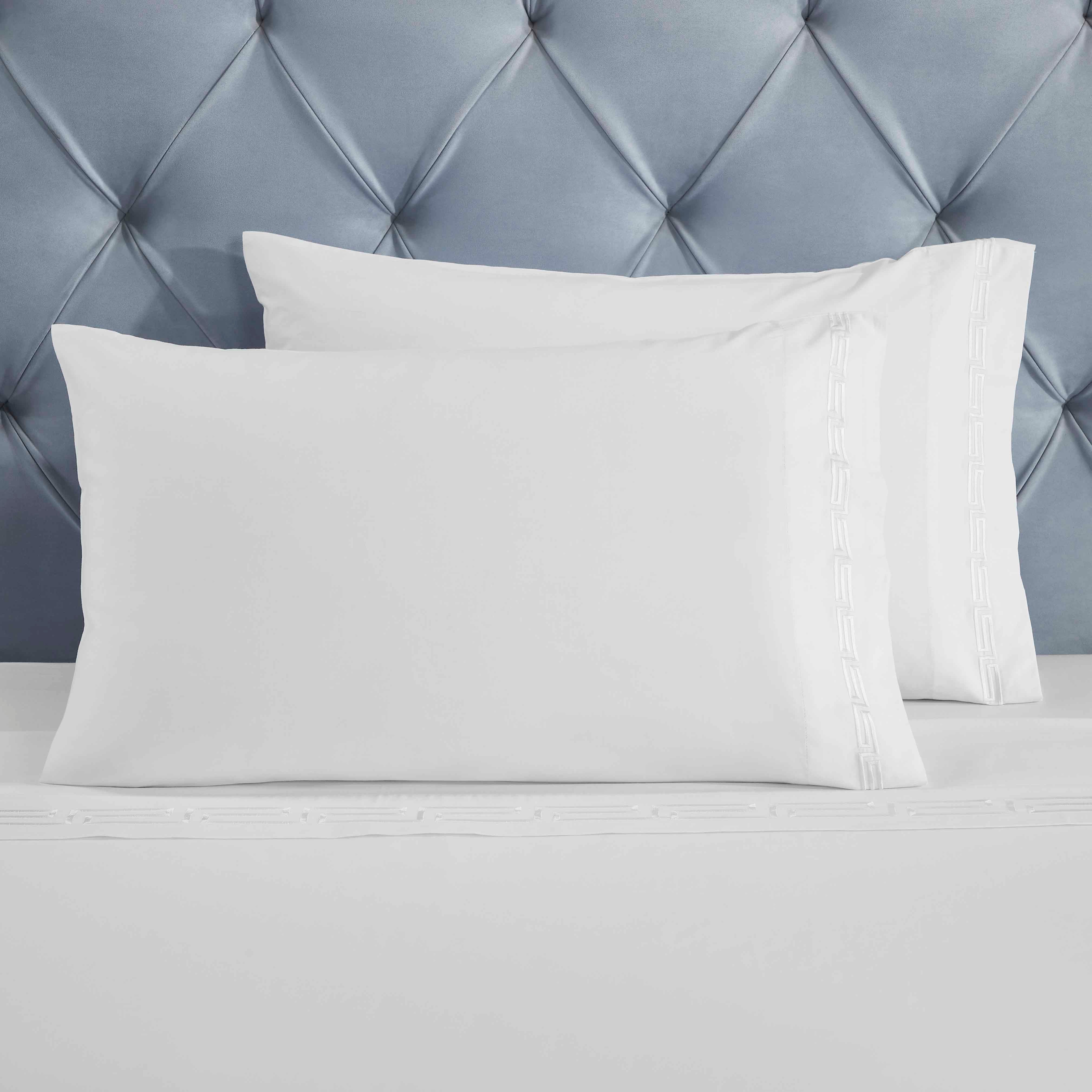 Harrison Cotton Greek Key Embroidered Deep Pocket Bed Sheet Set - Sheet Set by Superior