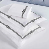 100% Cotton Gold Embroidered Duvet Cover Set - Duvet Cover Set by Superior Brand