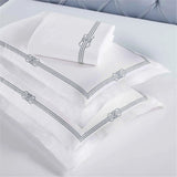 100% Cotton Gold Embroidered Duvet Cover Set - Duvet Cover Set by Superior Brand