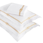 100% Cotton Gold Embroidered Duvet Cover Set - Duvet Cover Set by Superior Brand