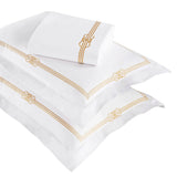 100% Cotton Gold Embroidered Duvet Cover Set - Duvet Cover Set by Superior Brand