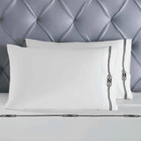 100% Cotton Bed Sheet Set Gold Embroidered Deep Pocket Moonlawn - Sheet Set by Superior Brand