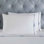 100% Cotton Bed Sheet Set Gold Embroidered Deep Pocket Moonlawn - Sheet Set by Superior Brand