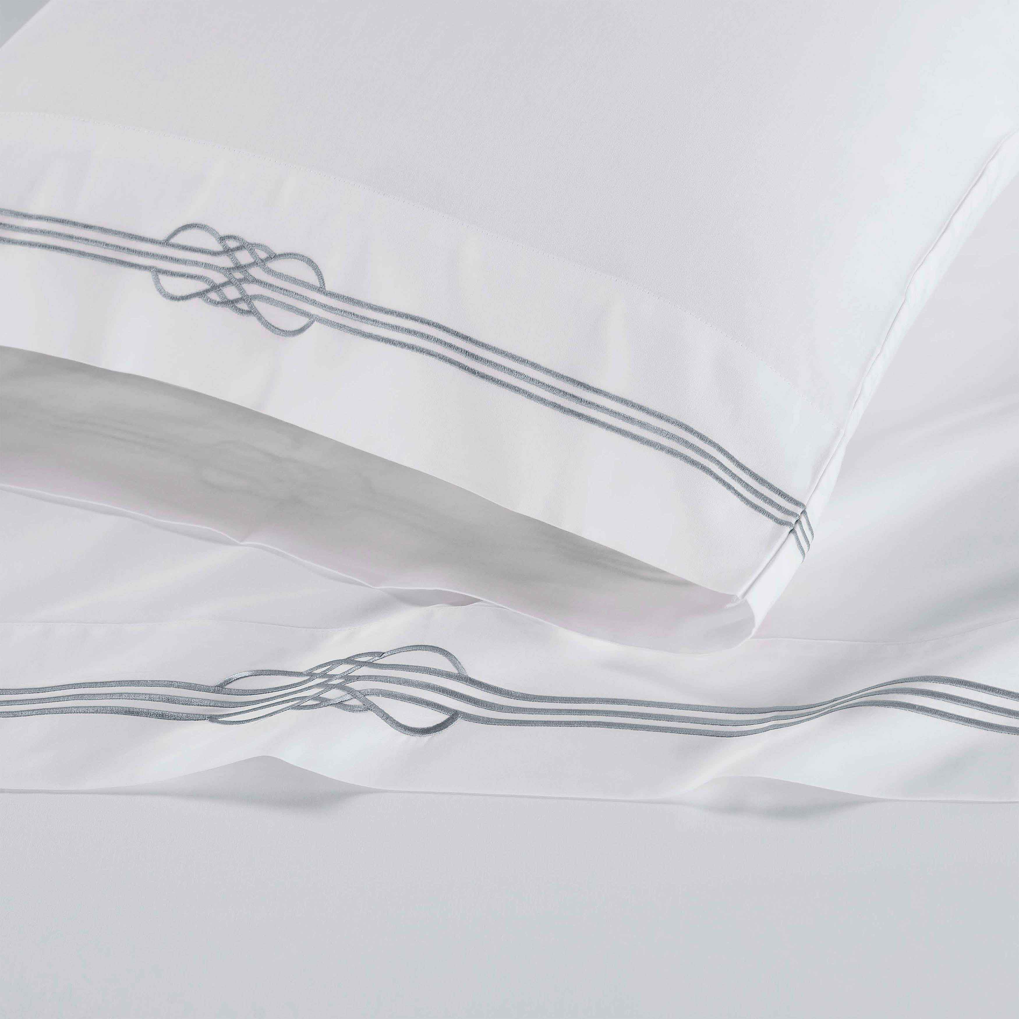 Moonlawn Cotton Gold Embroidered Deep Pocket Bed Sheet Set - Sheet Set by Superior