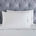 100% Cotton Bed Sheet Set Gold Embroidered Deep Pocket Moonlawn - Sheet Set by Superior Brand