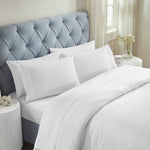 100% Cotton Bed Sheet Set Gold Embroidered Deep Pocket Moonlawn - Sheet Set by Superior Brand