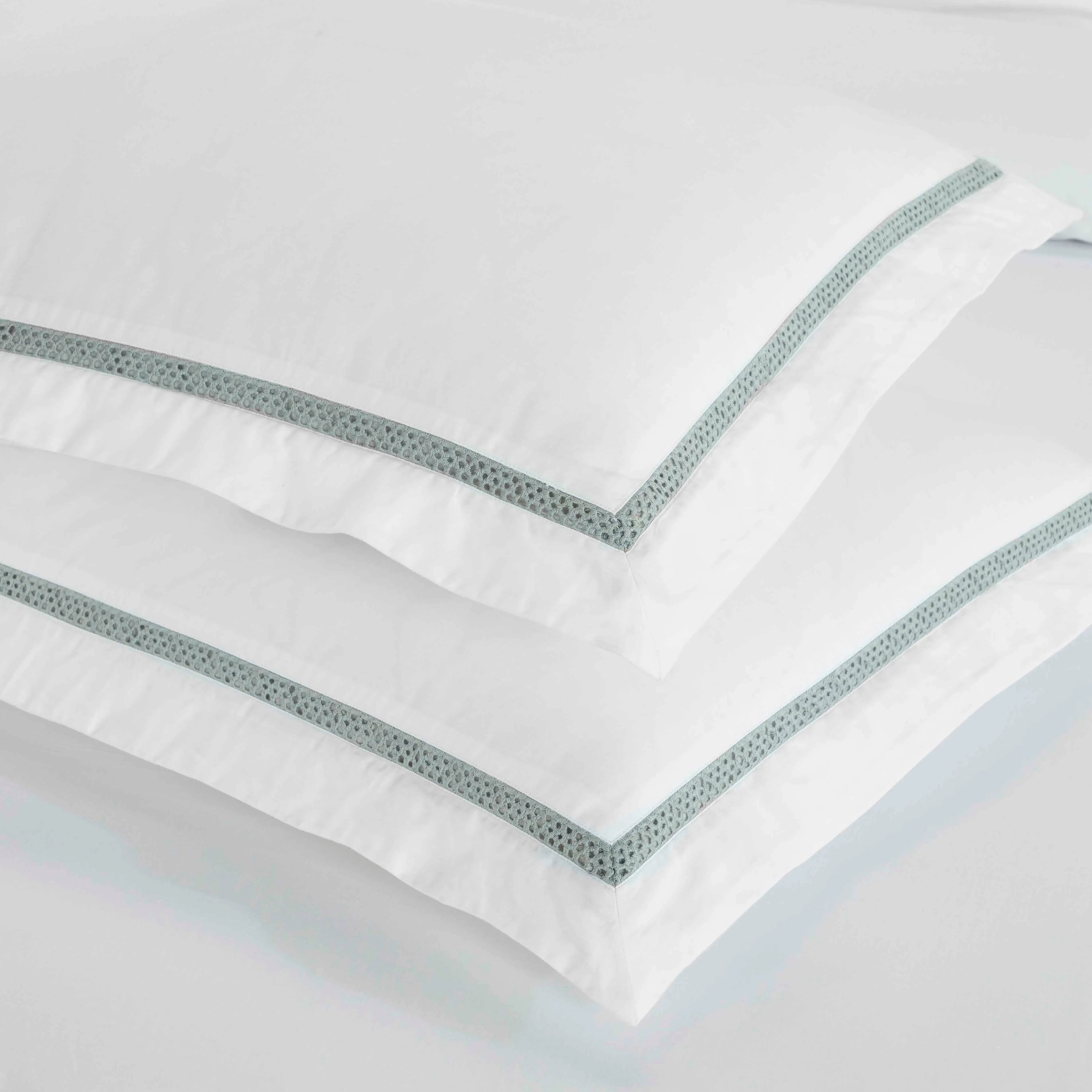 100% Cotton Cross-Stitch Embroidered Duvet Cover Set - Duvet Cover Set by Superior Brand