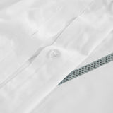 100% Cotton Cross-Stitch Embroidered Duvet Cover Set - Duvet Cover Set by Superior Brand