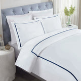 100% Cotton Cross-Stitch Embroidered Duvet Cover Set - Duvet Cover Set by Superior Brand
