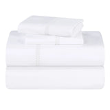 100% Cotton Bed Sheet Set Cross-Stitch Embroidered Deep Pocket Riverton - Sheet Set by Superior Brand