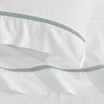 100% Cotton Bed Sheet Set Cross-Stitch Embroidered Deep Pocket Riverton - Sheet Set by Superior Brand