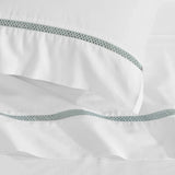 100% Cotton Bed Sheet Set Cross-Stitch Embroidered Deep Pocket Riverton - Sheet Set by Superior Brand