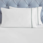 100% Cotton Bed Sheet Set Cross-Stitch Embroidered Deep Pocket Riverton - Sheet Set by Superior Brand