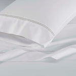 100% Cotton Bed Sheet Set Cross-Stitch Embroidered Deep Pocket Riverton - Sheet Set by Superior Brand