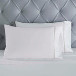 100% Cotton Bed Sheet Set Cross-Stitch Embroidered Deep Pocket Riverton - Sheet Set by Superior Brand